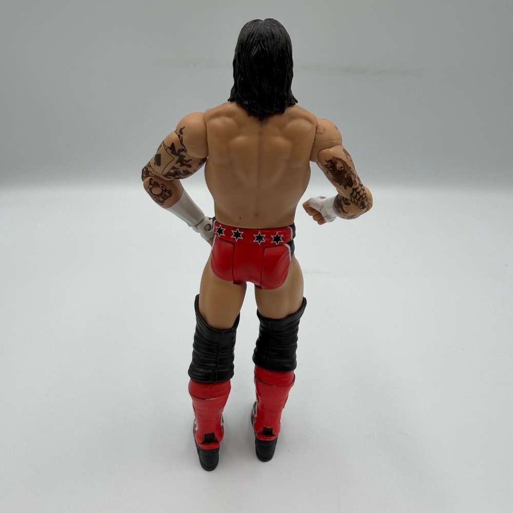 Mattel WWE CM Punk Action Figure 2010 Red Black Ring Gear Tattoos Straight Edge - Picture 4 of 7